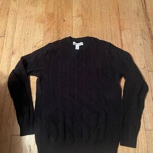 Amazon Essentials Men's Black Crewneck Sweater